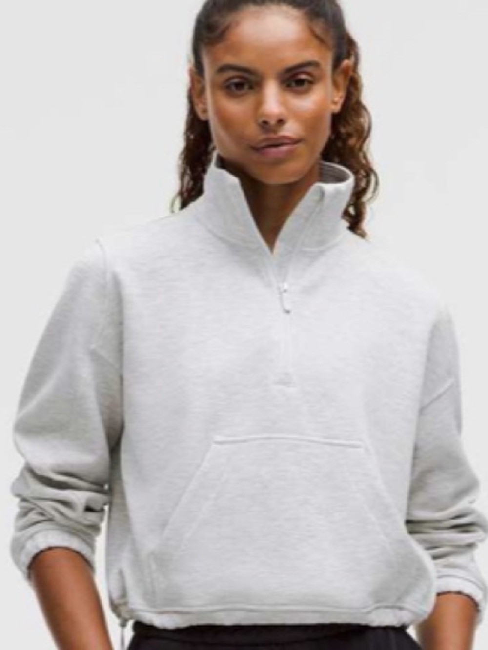 Lululemon Brushed Softstreme Half Zip size 6